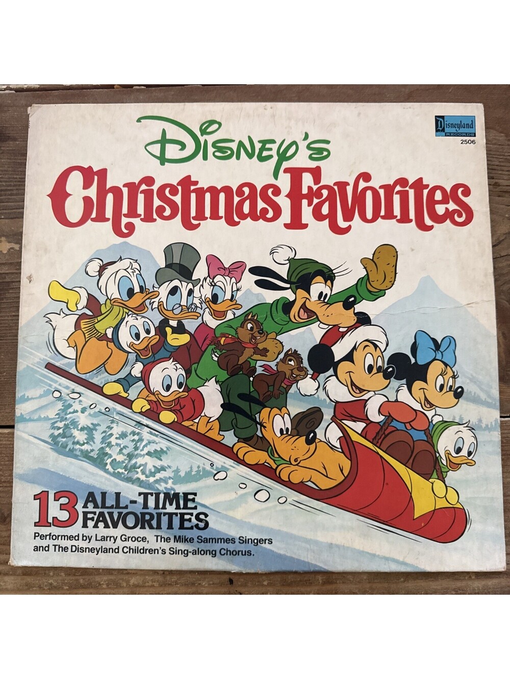 Disney's Christmas Favorites 13 All-Time 1979 Vintage Vinyl LP